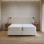 Hoog laag bed Manifesto in start positie (hoog laag functie onzichtbaar weggewerkt).