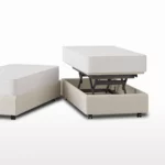 Hoog-laag bed Essence: tweepersoons zorgbed in deelbare positie met hoog-laag functie.