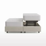 Tweepersoons hoog-laag bed Essence, deelbaar en elektrisch verstelbaar