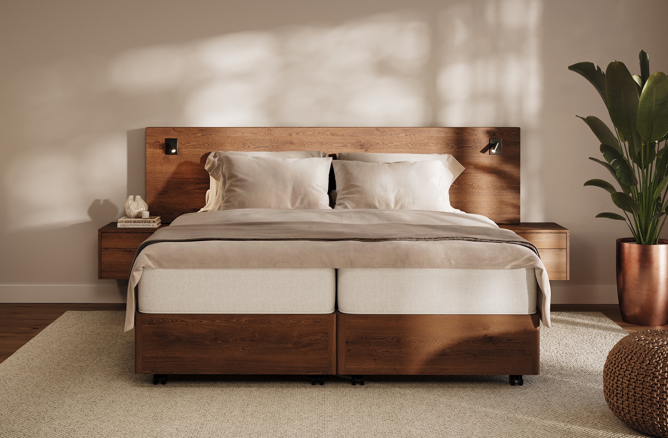 deelbaar houten bed Manifesto