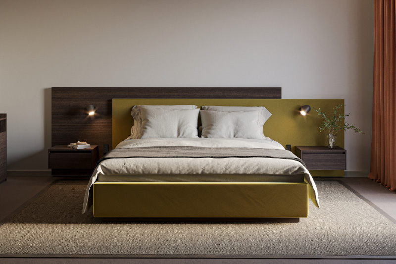 Design bed Duo Pezze