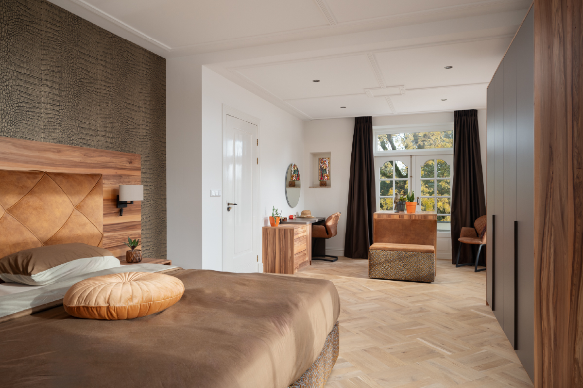 Complete slaapkamer in gerenoveerde woning