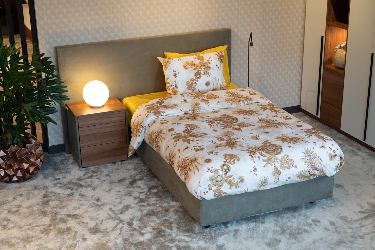 Twijfelaar bed Lato 120 cm – deelbaar en verrijdbaar