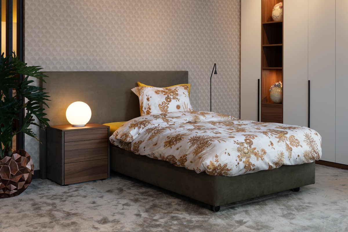 Twijfelaar bed 120 cm – senioren boxspring model Lato