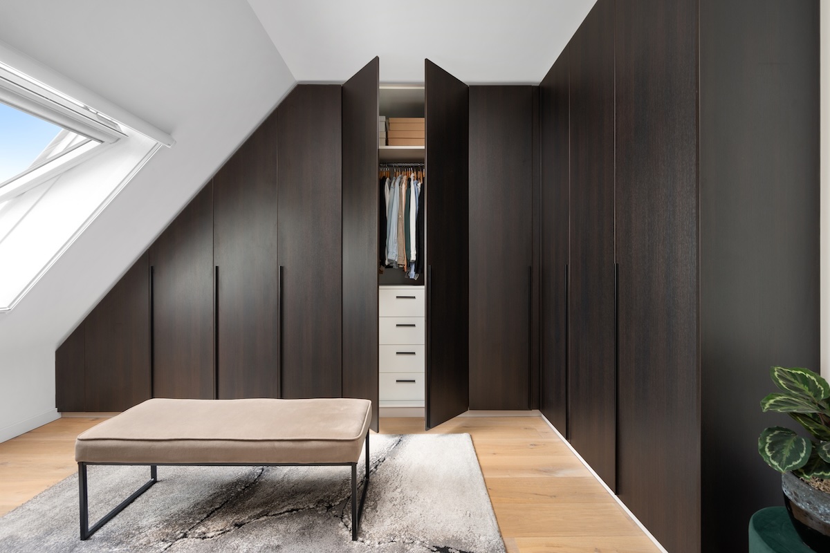 Detail van maatwerk kast en luxe afwerking