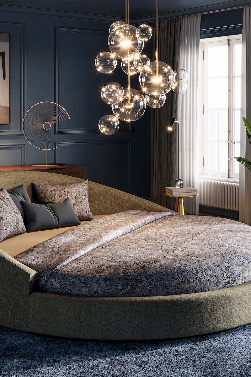 Zijkant rond bed Circolo